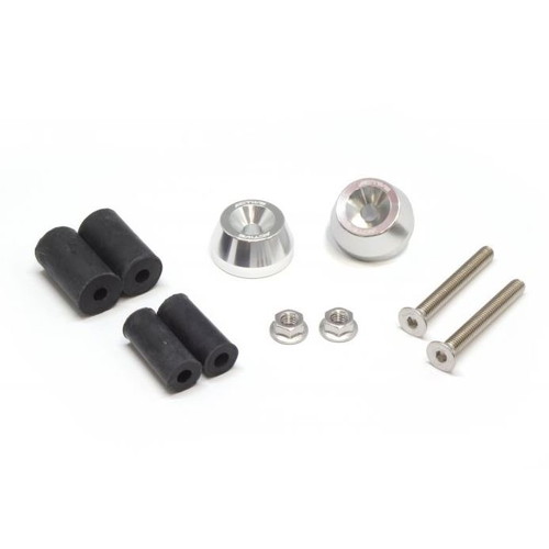 ACTIVE アルミバーエンド シルバー φ30-L15 60800018 バイク