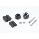 ACTIVE(アクティブ) アルミバーエンド リボルバー ブラック φ30-L18 60800229 バイク