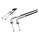 ACTIVE(アクティブ) 専用スロットルワイヤー メッキ/アウターBLK CB1300SF 14-17/SB 引き側 1060322 バイク スロットルケーブ...