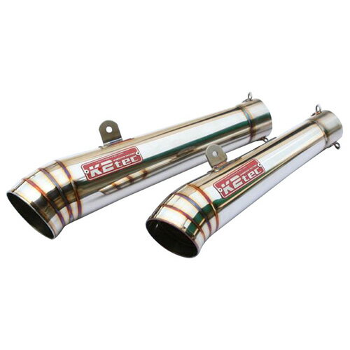 K2tec(ケイツーテック) GPスタイル メガホンサイレンサー 300・70/60.5 バンド止めタイプ gpm30-76b バイク スリップオンマフラー・サイレンサー