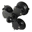 RAM MOUNTS(ラムマウント) 1.5インチボール トリプルサクションベース RAM-224-3U バイク スマートフォンホルダー