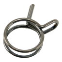 JSM ステンレスホースバンド 内径φ9mm PVDチタンコート ブラック TA-JSM-SP009BK 汎用部品