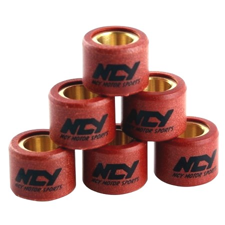 NCY ウエイトローラーセット φ18mm×14mm 12g 6個セット TA-NCY-WR008ST バイク