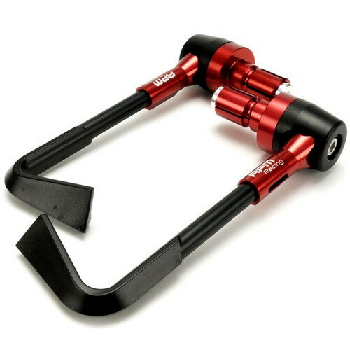 RPM CNC アルミビレット レバーガード左右セット レッド PTO-RPM-172RD バイク