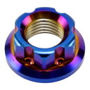 JSM(ジェイエスエム) CNC加工 SUS ステンレス PVDチタンコートドライブプーリー用 ナット M12 P1.25 TA-JSM-BT098TI バイク