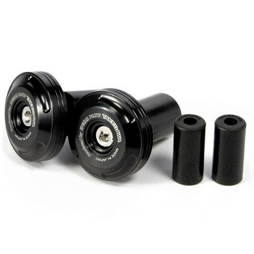 SP武川(SPタケガワ) ハンドルバーエンド ブラック アルミ φ18/13用 06-01-0030 バイク