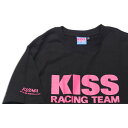 KIJIMA(キジマ) KISS 2018Tシャツ ブラック レディースS K1345B04 バイク アンダー・インナーウェア(2)