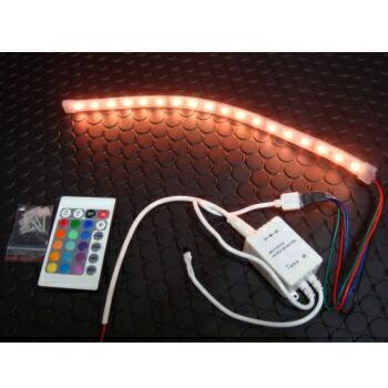 KN企画 LEDカラフルライト リモコン操作 LED00-COLOR バイク アクセサリー