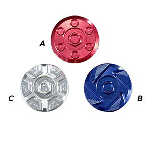 AGRAS(アグラス) クラッチレリーズアジャストカバー Cタイプ レッド 357-384-C0R バイク エンジンカバー