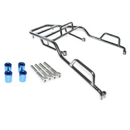 KN企画(ケーエヌキカク) グラブバー付 大型リアキャリア ブルーカラー付 NXC125-209-B バイク 外装