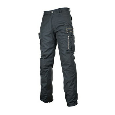 ROUGH&ROAD(ラフ&ロード) RR7471LF ウォーターシールドバイカーZIPパンツルーズフィット ブラック SW RR7471LFBK1 バイク