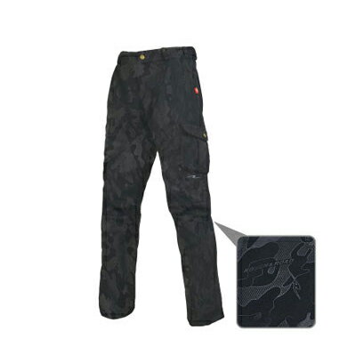 ROUGH&ROAD(ラフ&ロード) RR7717LF HOTウインドガードストレッチパンツLF ブラックエンボスカモ SW RR7717LFK-ECM1 バイク