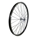 シキシマ 前輪 26×1.75 アルミリム ブラック 自転車 完組ホイール