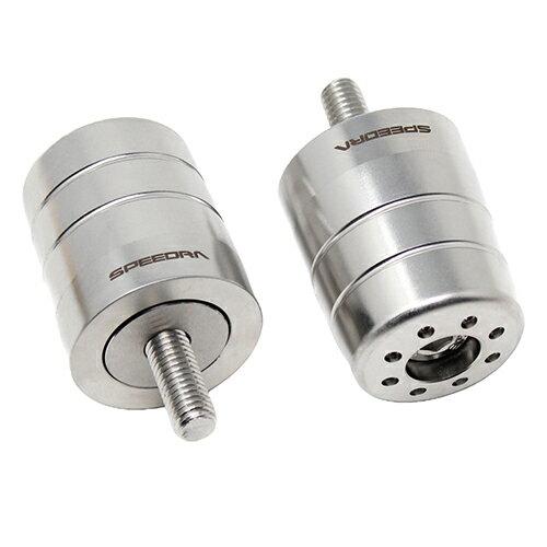 SPEEDRA ステンレス削り出しハンドルバーエンド ABEBSUS01 バイク