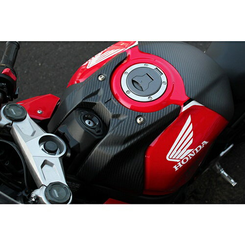 SPEEDRA タンクトップカバー ドライカーボン 平織艶あり CHO0602PG バイク 外装パーツ