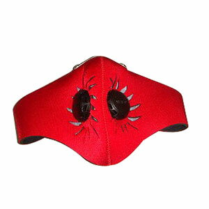 KN企画 花粉/排ガス/防寒 マスク 赤 MASK-01-R 衛生用品