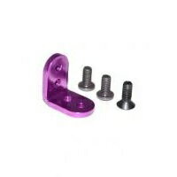 KN企画(ケーエヌキカク) 汎用 [L字ステー/ショート] パープル M3×8mm(1個)/M3×6mm(2個)ネジ付 KN-LS02PL バイク
