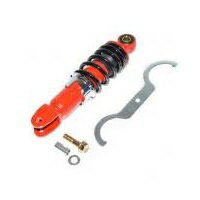KN企画 汎用ショックアブソーバー 310mm ブラック/レッド SU-310-R バイク リアショック・リアサスペン..