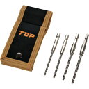 TOP(トップ工業) 鉄工ドリル4本セット ETD3850DKS