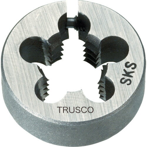 TRUSCO(トラスコ) 加工工具 タップ・ダイス・ハンドル 丸ダイス 25径 ユニファイねじ 3/8UNF24 (SKS) T25D38UNF24