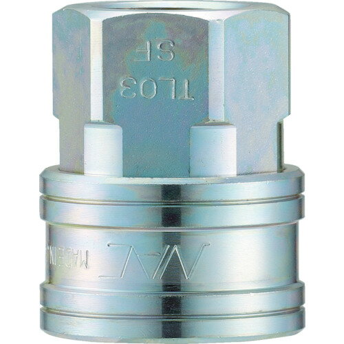 ナック(長堀工業) クイックカップリング TL型 鋼鉄製 オネジ取付用 CTL08SF エアカプラ・継手