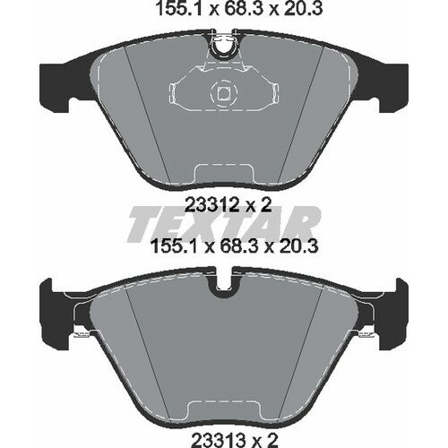 Textar(eLX^[)  2331211 u[Lpbh BMW; BMW (BRILLIANCE)