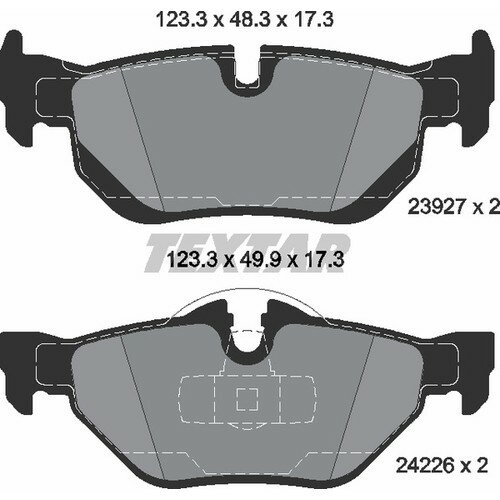 Textar(eLX^[)  2392781 u[Lpbh BMW; BMW (BRILLIANCE)