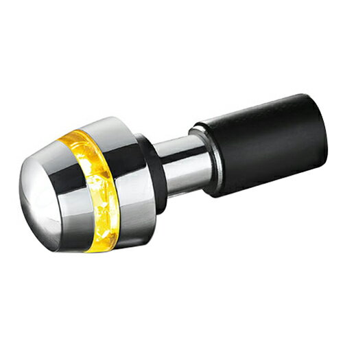 Kellermann(ケラーマン) ハンドルバーエンド ウィンカー BL2000 クローム/クリアー KM110-100 バイク