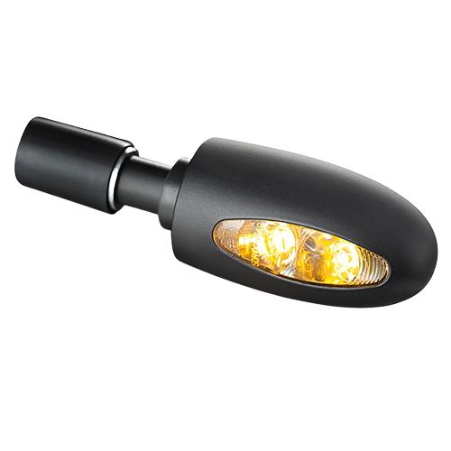 Kellermann(ケラーマン) ハンドルバーエンド ウィンカー BL1000 LED マットブラック/クリアー KM120-20..