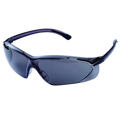 HOP-SCOT(ホップスコット) 0951 静電セーフティーグラス スモーク F 作業 安全 保安 保護メガネ・防塵用品