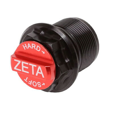 ZETA(ジータ) バイク 足回り フロントフォークボトムアジャスター WP AER ブラック/レッド F4242