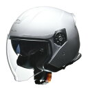 リード工業(LEAD) FLX ジェットヘルメット マットシルバー L バイク(2)