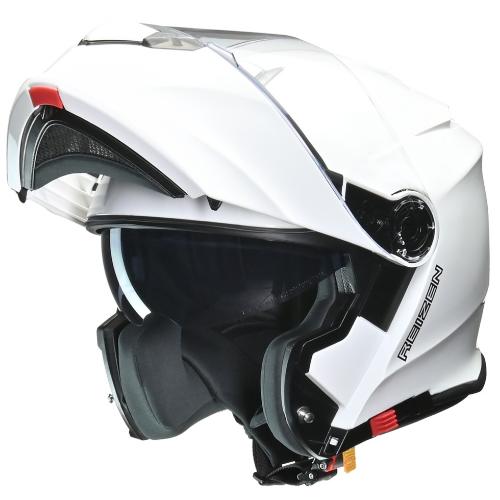 リード工業(LEAD) バイク システムヘルメット REIZEN(レイゼン) モジュラーヘルメット ホワイト M