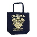 TRASHDEPT(トラッシュデポ) 026697 エンジンデザインエコトートバッグ ネイビー バイク ショルダーバッグ