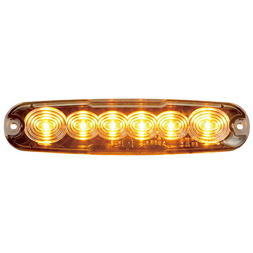 PA-MAN(パーマン) フラット マーカーランプ オレンジ DC12-24V 防水 薄型 8mm トレーラーヘッド 積載車..