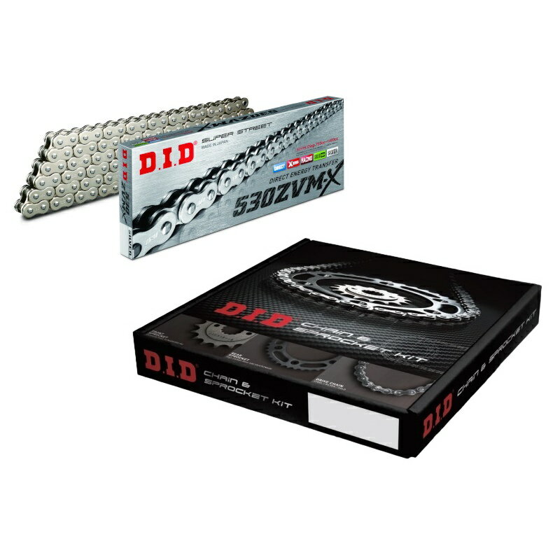 DID(大同工業) チェーン&前後スプロケット シルバー 3点交換セット CB1300SF(14-19) DH-13S バイク 駆動系セットのサムネイル