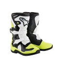 alpinestars(アルパインスターズ) キッズ TECH3S ブラック/ホワイト/イエローフロー 10(17.5cm) C1258 バイク オフロードブー...