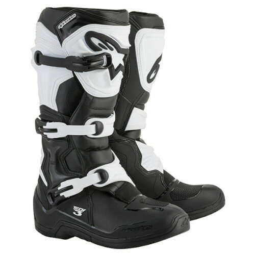 alpinestars(アルパインスターズ) TECH3 ブーツ ブラック/ホワイト 8(26.5cm) C1016 バイク オフロードブーツ