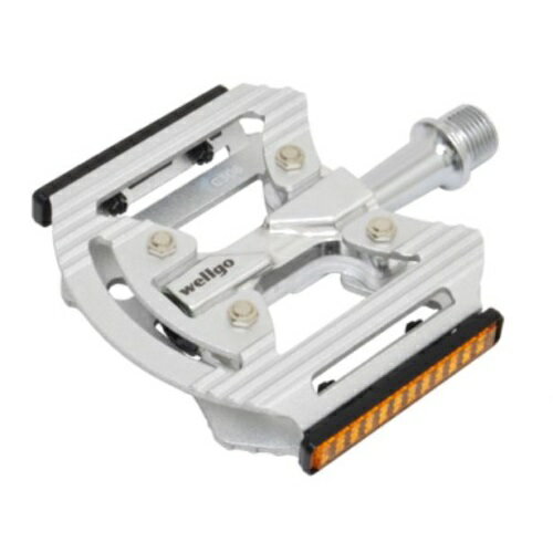 wellgo(ウェルゴ) C306 プレートケージペダル シルバー 自転車 ペダル本体