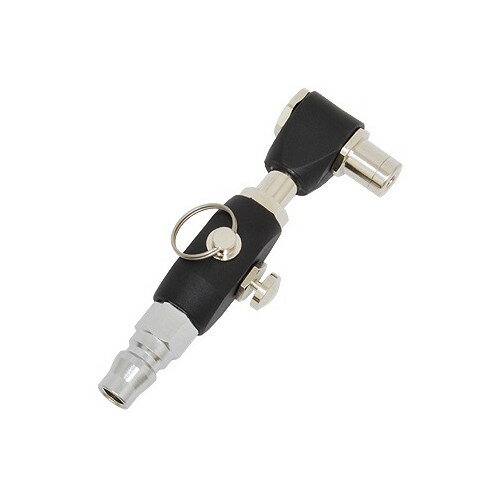 川端金型製作所 KAC-F-DRP ダスターエアーチャック(プラグ式) リング付き タイヤゲージ・エアチャック