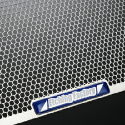 ETCHING FACTORY(エッチングファクトリー) ZZR1100-C型(90〜92)用 ラジエター&オイルクーラーガードSET エンブレムカラー：グリーン ROK-ZZR1100-00 バイク コアガード・ラジエーターカバー