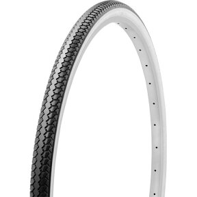 SHINKO(シンコー) 自転車 【1ペア売り】SR078 L/L(デミングロングライフ) 26×1 3/8 W/O ホワイト/ブラック タイヤ/チューブ/リムバンド/ビニール梱包 軽快車