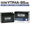 ProSelect(プロセレクト) バイク GL-PS4A-BS ナノ ジェルバッテリー(YTR4A-BS 互換)(ジェルタイプ 液入充電済) PSB102 密閉型MFバッテリー