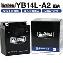 ProSelect(プロセレクト) バイク GL-PB14L-A2 ナノ ジェルバッテリー(YB14L-A2 互換)(ジェルタイプ 液入充電済) PSB133 密閉型MFバッテリー