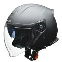 リード工業(LEAD) FLX ジェットヘルメット マットブラック L バイク