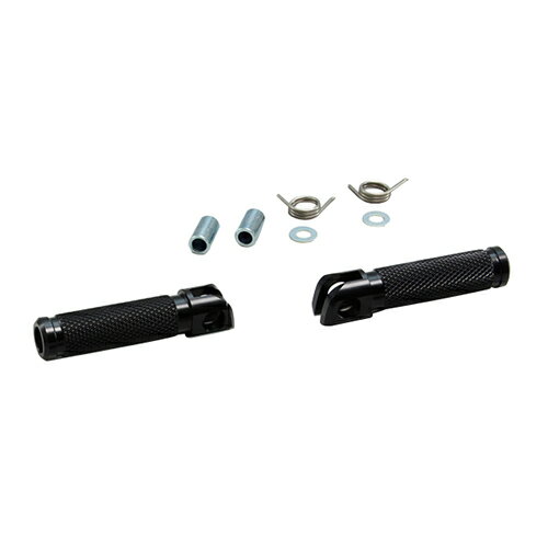 HURRICANE HF5131B ステップバーTYPEII ブラックアルマイト バイク