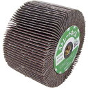 柳瀬 ペーパーフラップ(ストレート80) 80×50×M10 #400 5個入 ST80A12 加工工具 グラインダー用