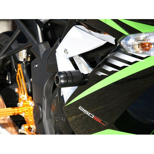 BABYFACE(ベビーフェイス) フレームスライダー BLK Ninja250SL 006-SK024 バイク 外装