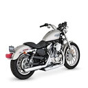 VANCE&HINES(バンスアンドハインズ) 16839 ツインスラッシュ 3インチ スリップオン クローム 1801-0402 バイク カスタムマフラー(2)