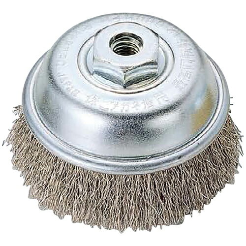 柳瀬 BSC-75 ステンレスカップブラシ 75×M10(P1.5)mm 加工工具 グラインダー用